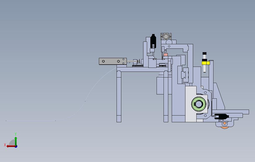 USB高速自动插PIN组装机 背面视图
