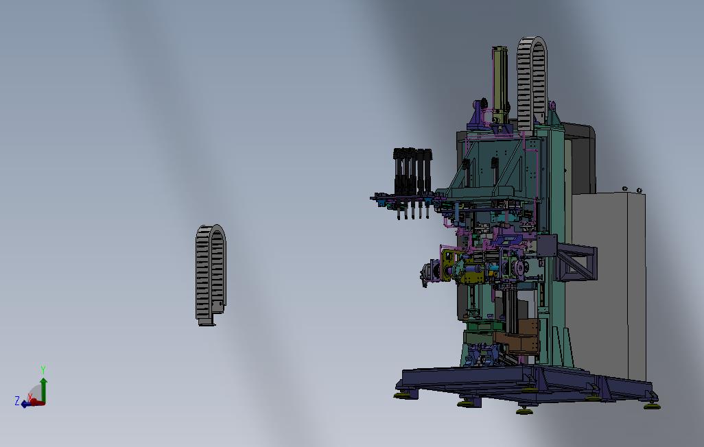 汽车缸体翻转和下缸体螺栓返松机