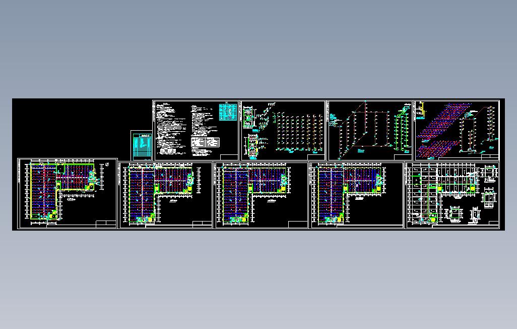 某厂房水施平面图