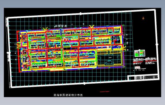 某小区管线系统综合平面图