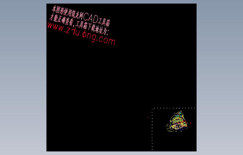 某小区雨污水管网平面图