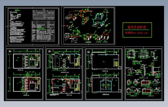 某附属设备用房给排水消防设计图