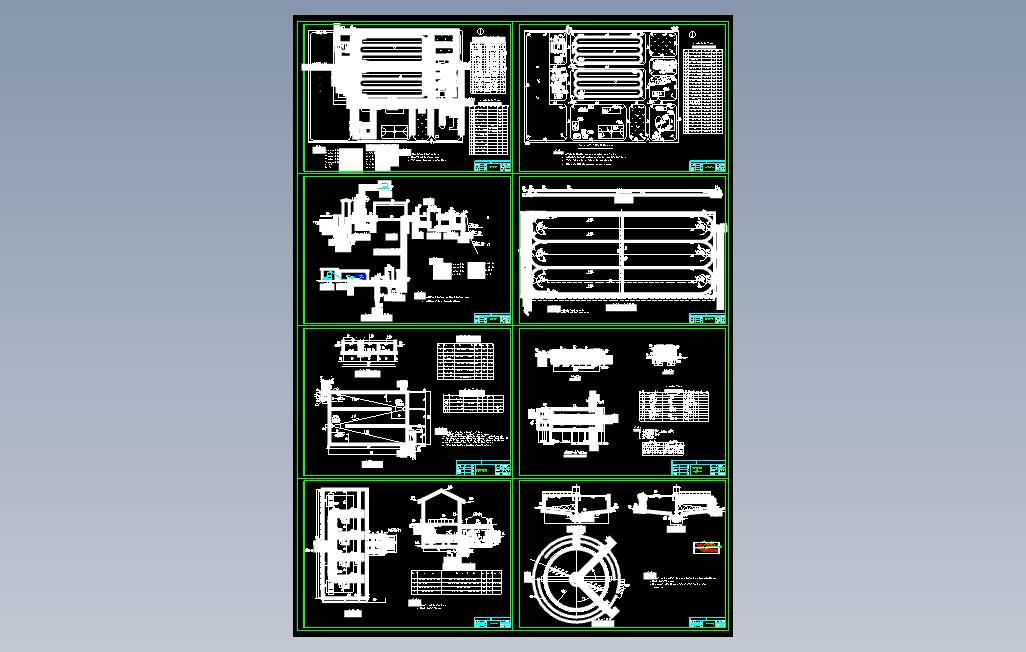 污水处理厂工艺图纸