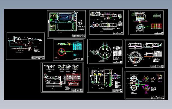 污水处理厂设计图纸
