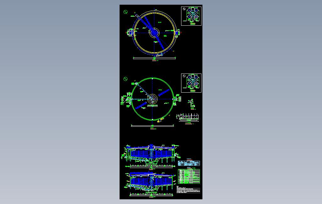 污泥浓缩池设计图纸