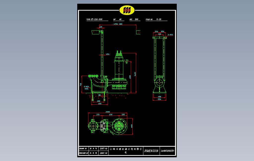 污泵CP系列CAD图纸