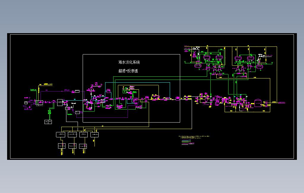 电厂化学制水一条线系统图