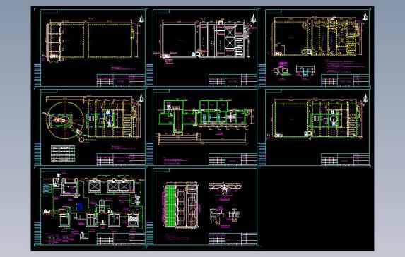 造纸厂污水处理全套图纸