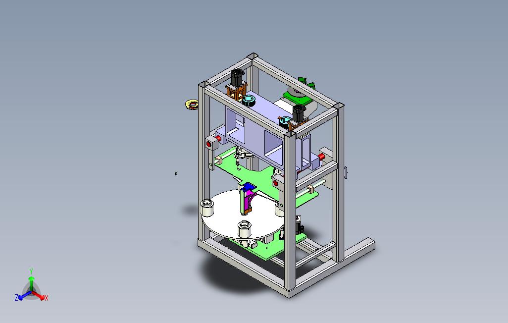 电气电机绕线机stp