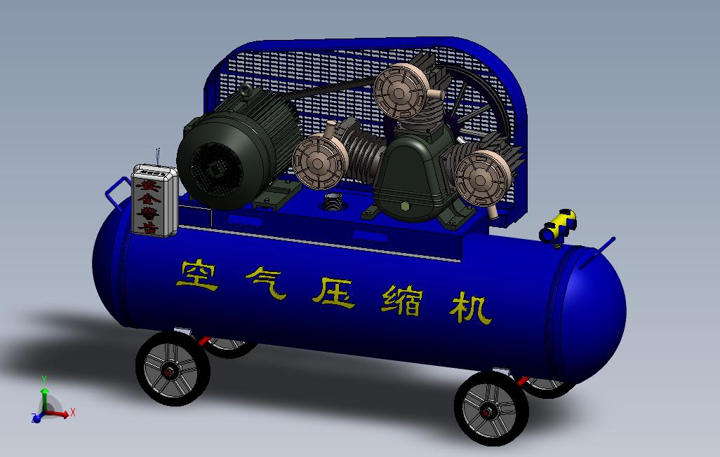 D20空气压缩机_SolidWorks