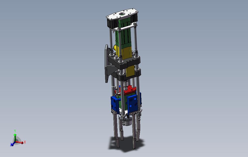 H18分选机机械手3D模型_SolidWorks设计