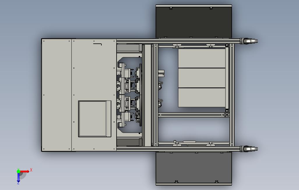 PCB检测设备(STEP) 俯视图