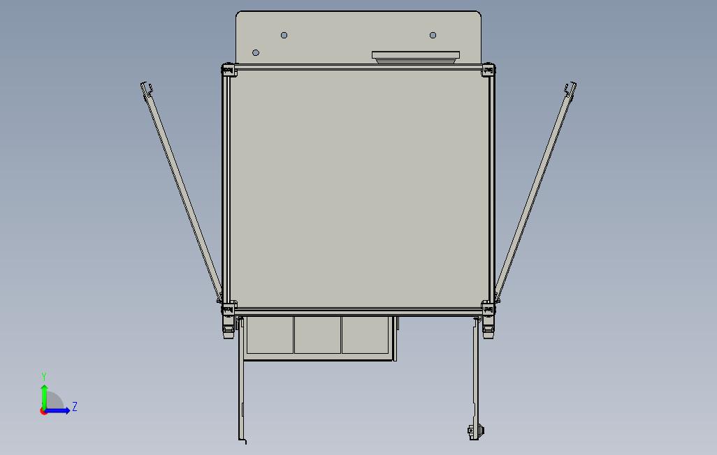 PCB检测设备(STEP) 左侧视图