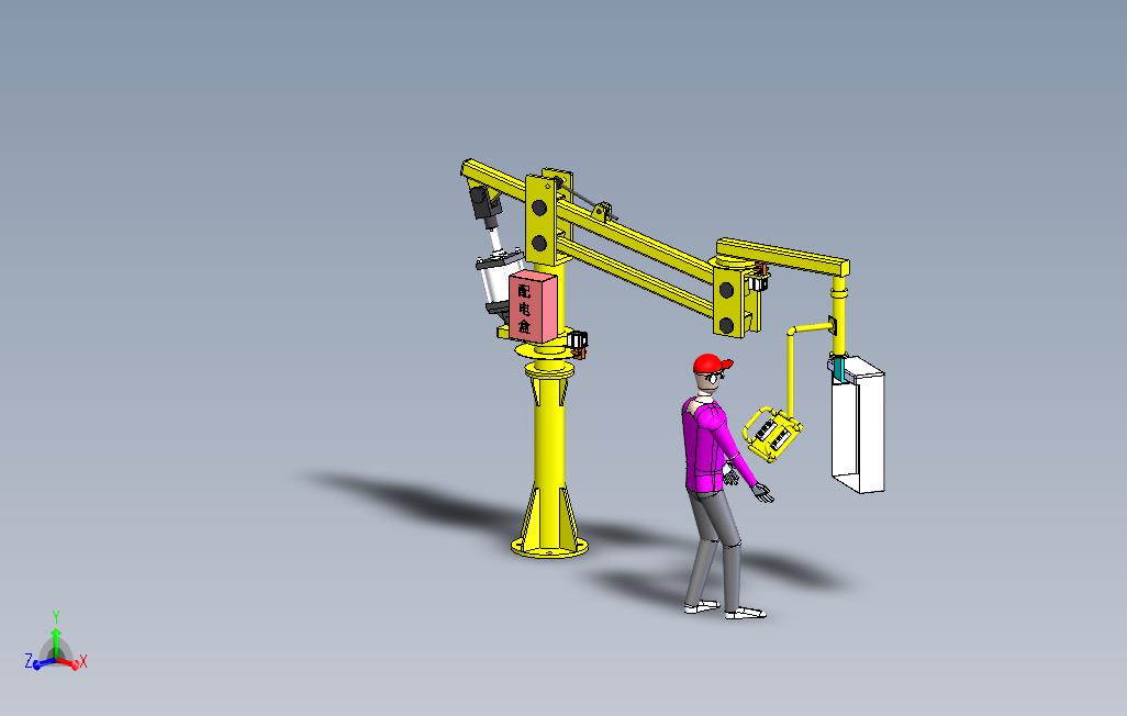 助力机械手3D模型SW