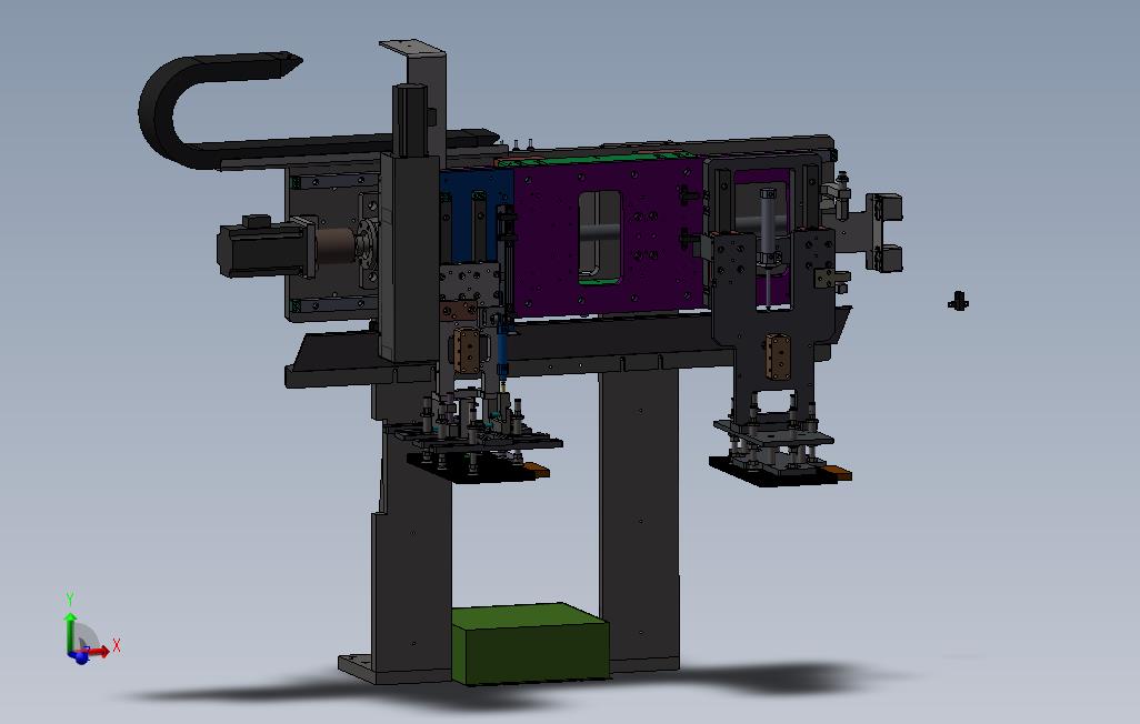 吸盘机械手模型3D模型_SolidWorks设计