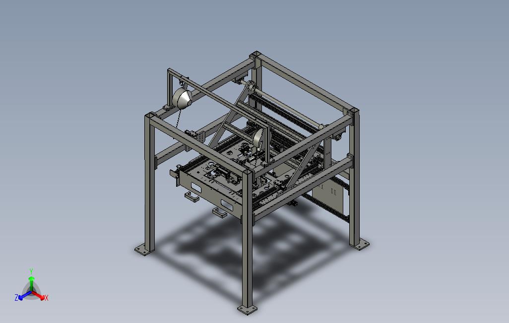 天窗旋转举升下线设备3D模型