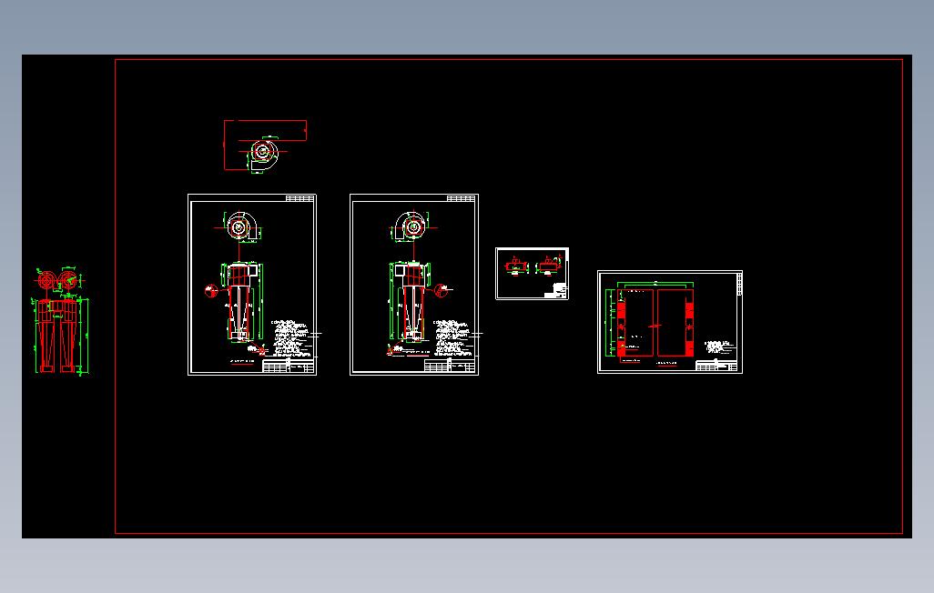 旋风除尘器加工图纸