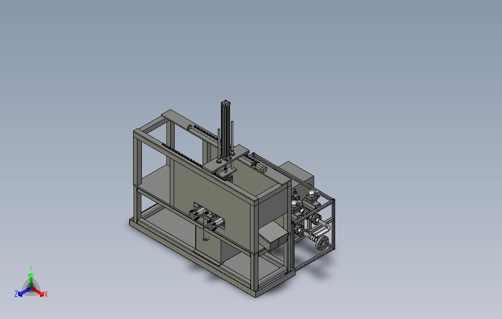 球阀气密测试机3D模型_SolidWorks设计_step