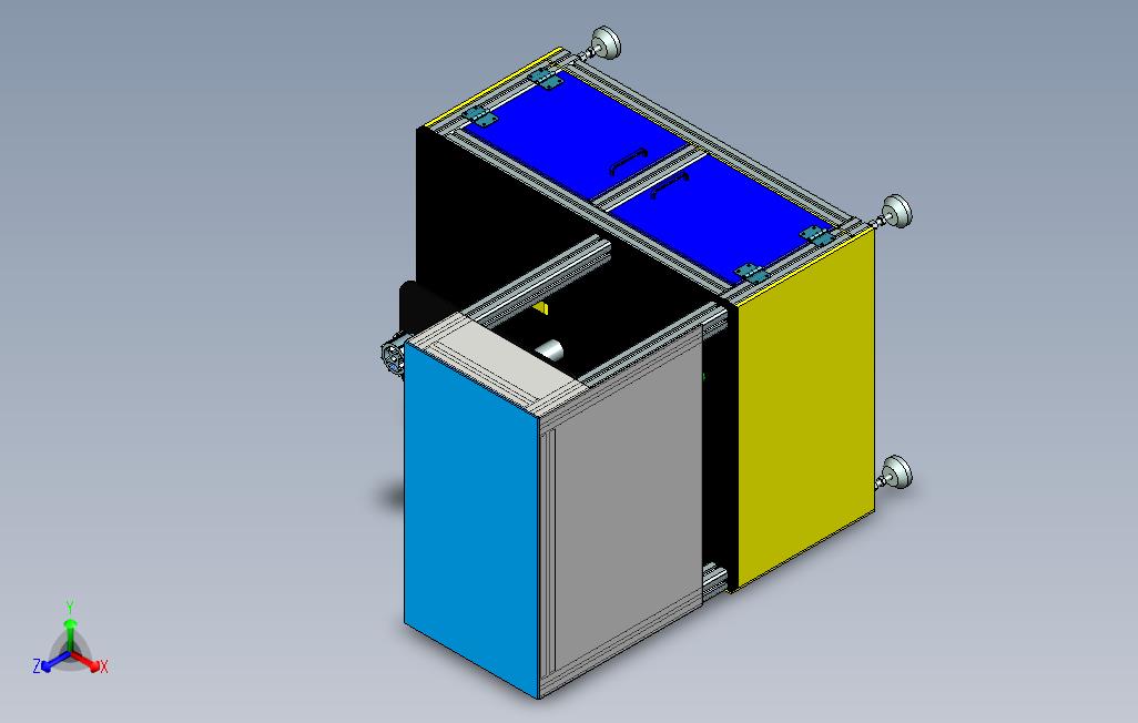 磁铁自动安装设备3D模型_SolidWorks设计