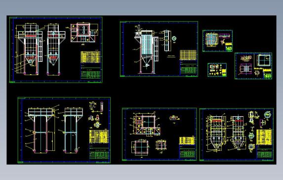 BH-CS-袋滤除尘器全套图纸