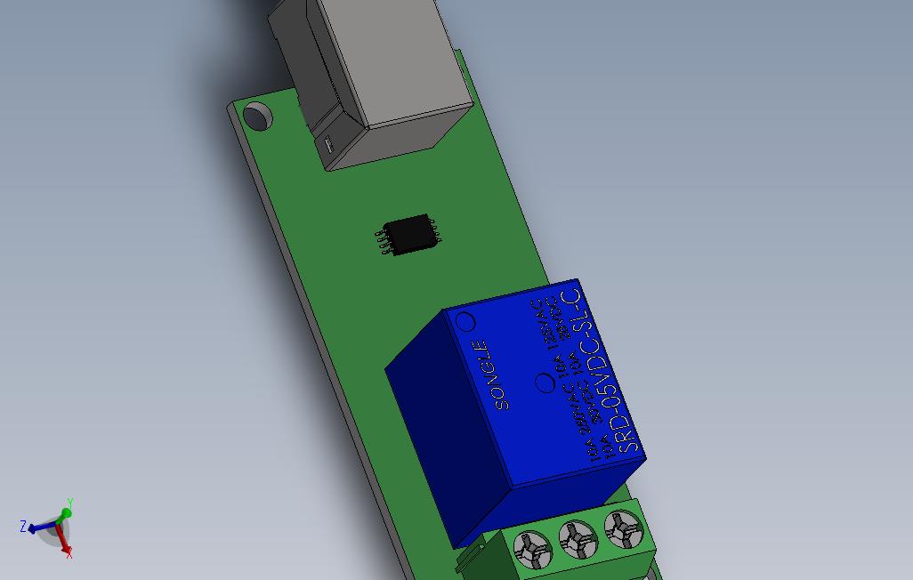 USB控制1通道模块5V继电器模块