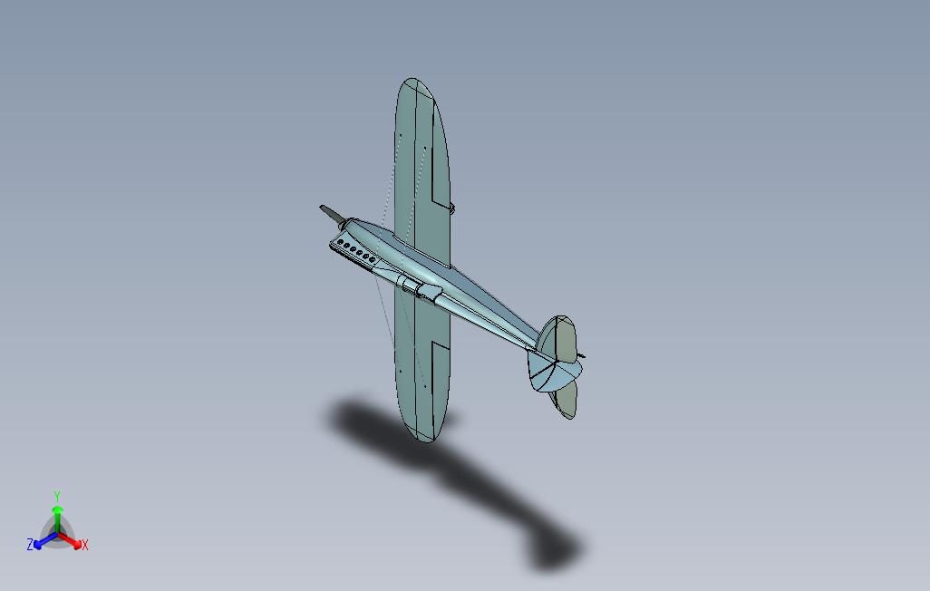 德哈维兰DH-71虎蛾赛车（1920年的飞机）实体模型