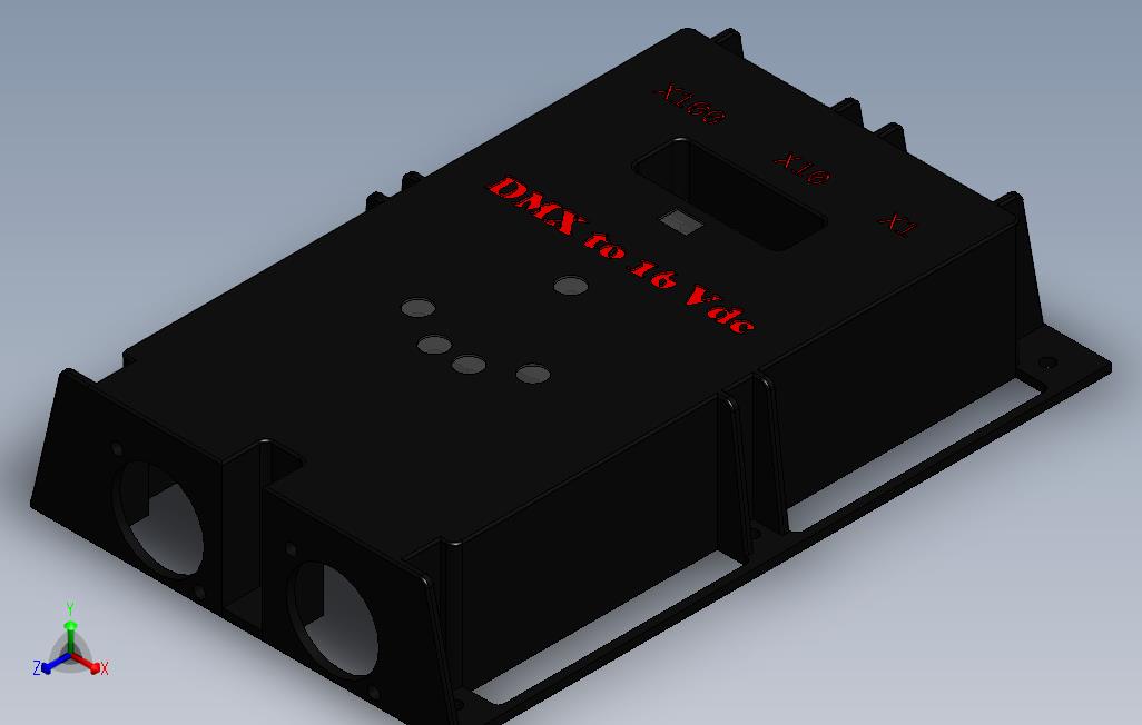 DMX512ro16Vdc输出