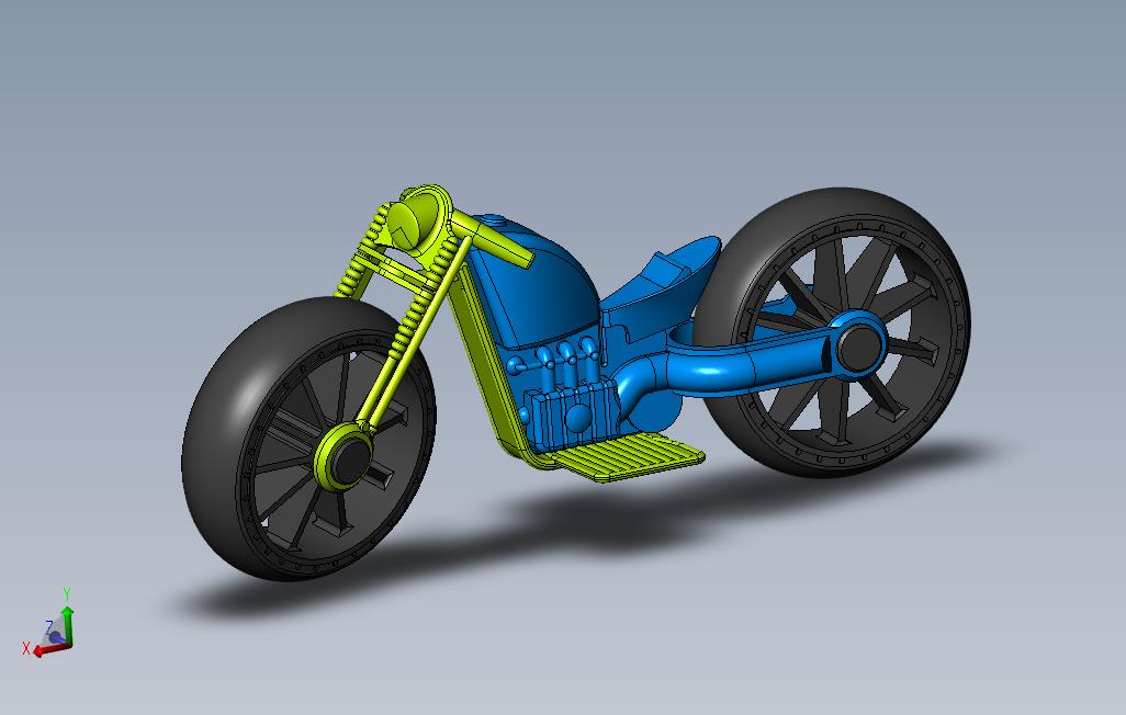摩托车玩具。ToyMotorcycle