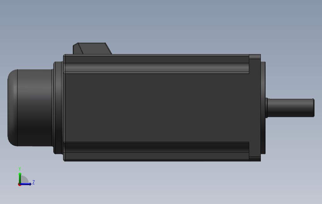110伺服电机模型_SOLIDWORKS 2012_模型图纸下载 – 懒石网