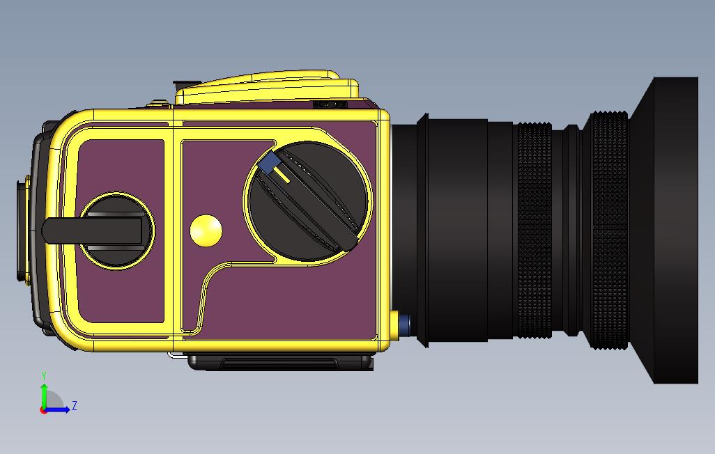 502Hasselblad503CW 左侧视图