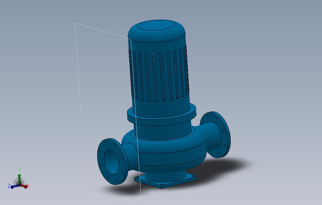 立式离心泵DFG150-315B.3D模型