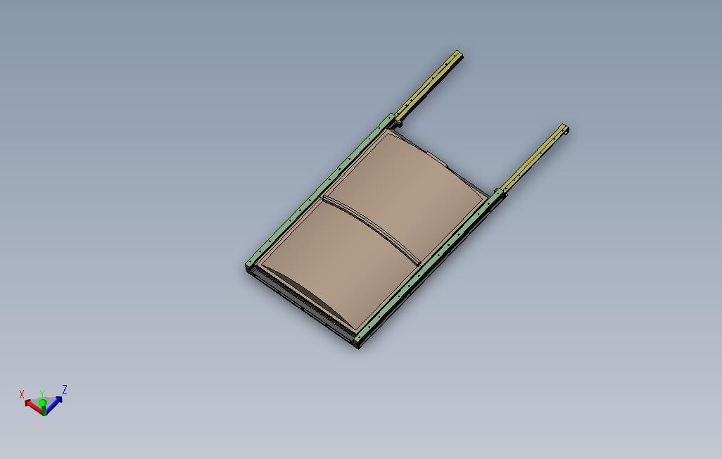 SPGZ2-3双向止水铸铁闸门3D模型