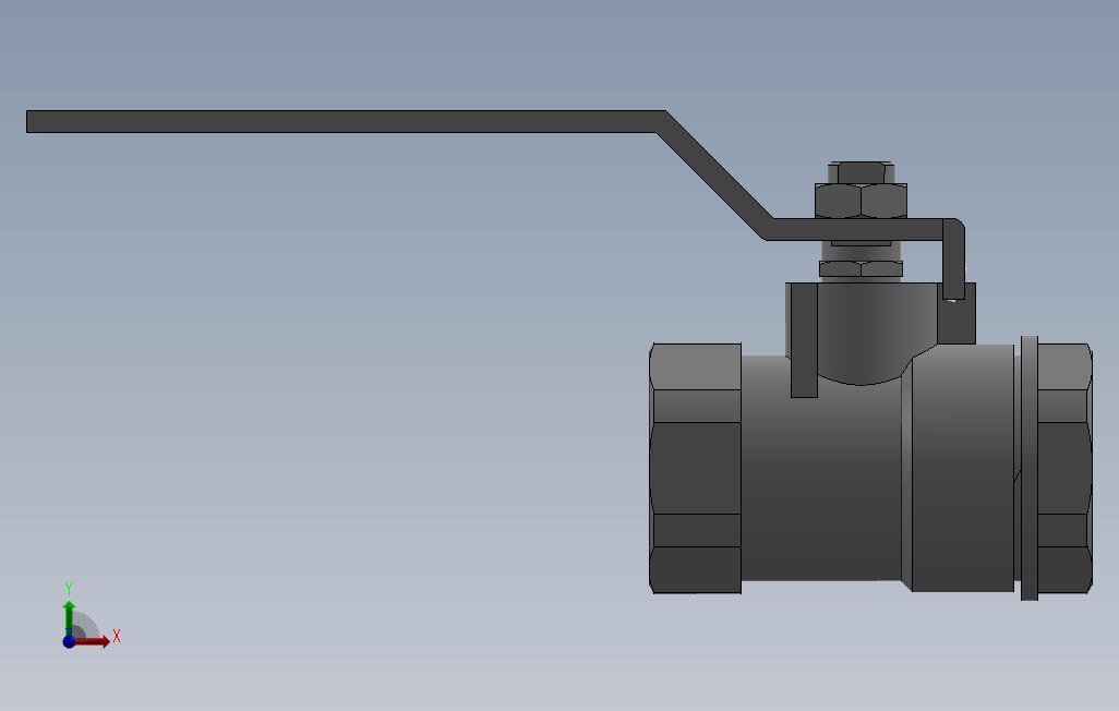 球阀3D模型