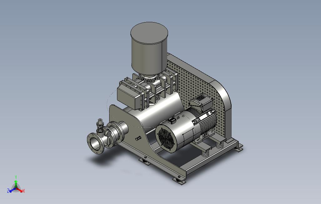 鼓风机3D模型
