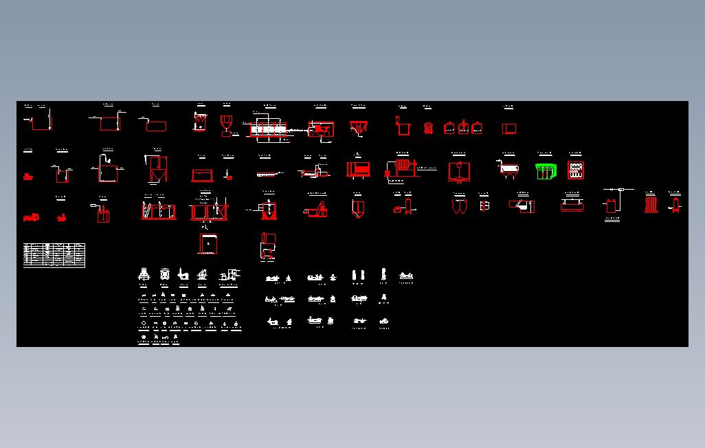 环保设备图块总图