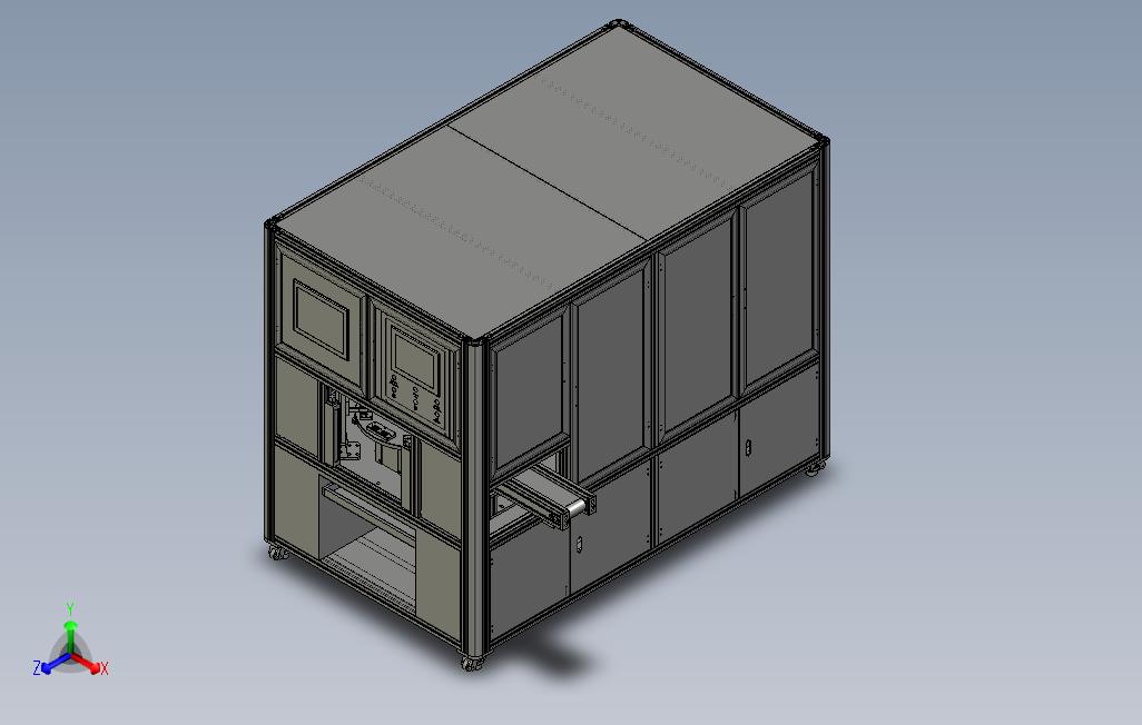 压力感应器焊线焊锡点胶CCD检测机自动化非标机械设备3D模型