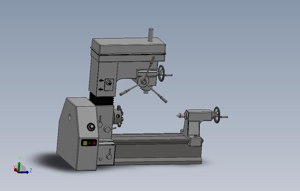 小型钻车床3D模型_914
