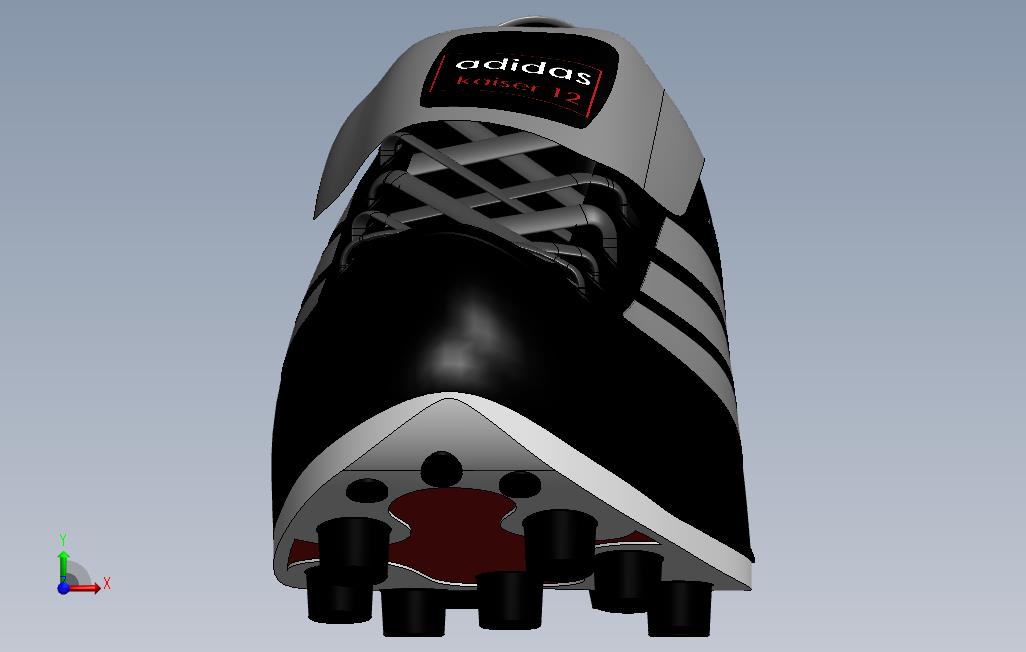 阿迪球鞋_SOLIDWORKS 2011_模型图纸下载 – 懒石网
