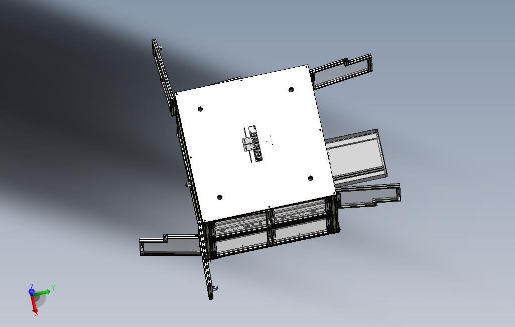 大型PCB板锡点视觉检测设备3D模型