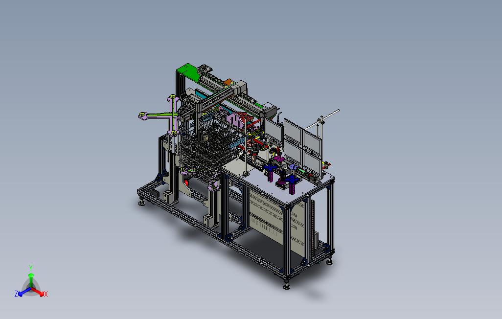 汽车行业视觉检测系统3D模型