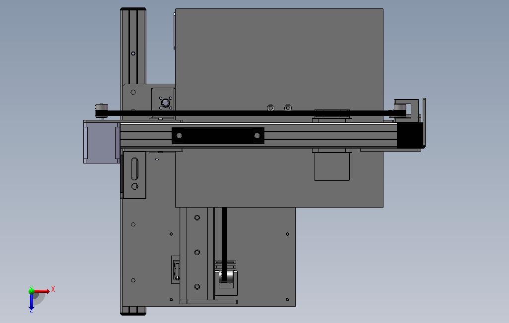 小型桌面3D打印机 俯视图
