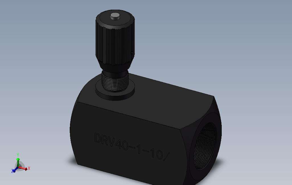 DRV40单向节流截止阀