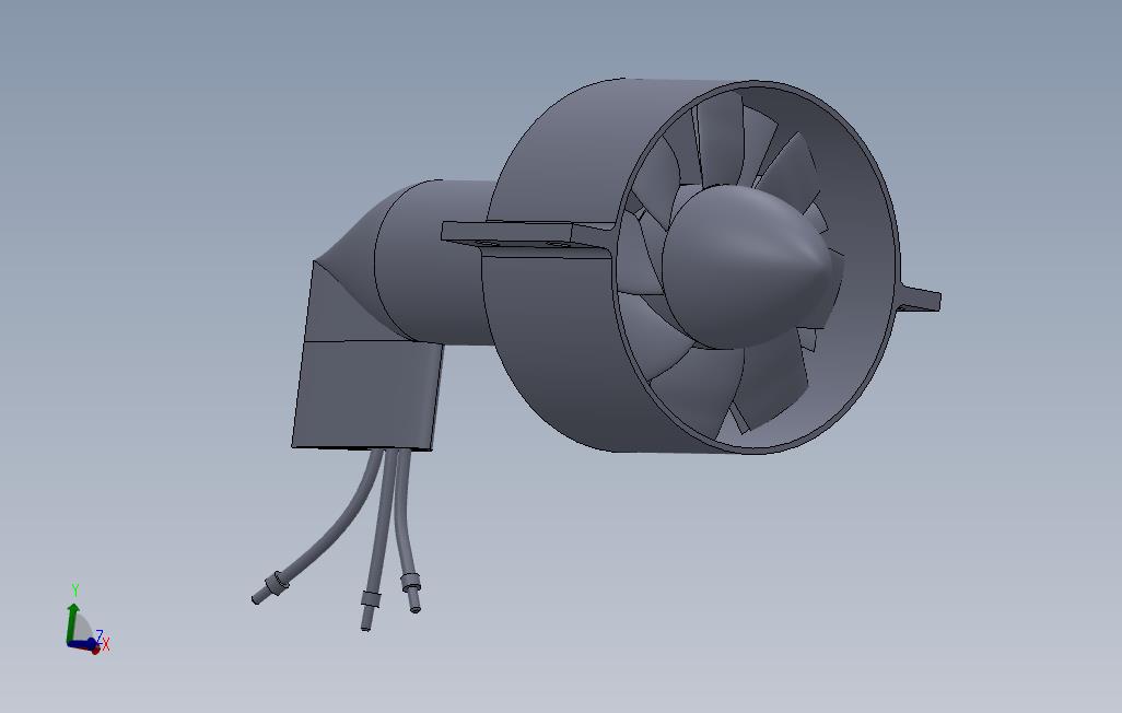 管道风机3D模型