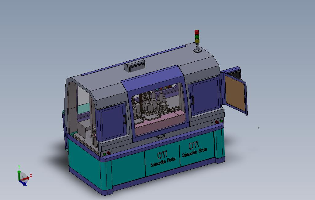 IC智能卡铣槽机3D模型