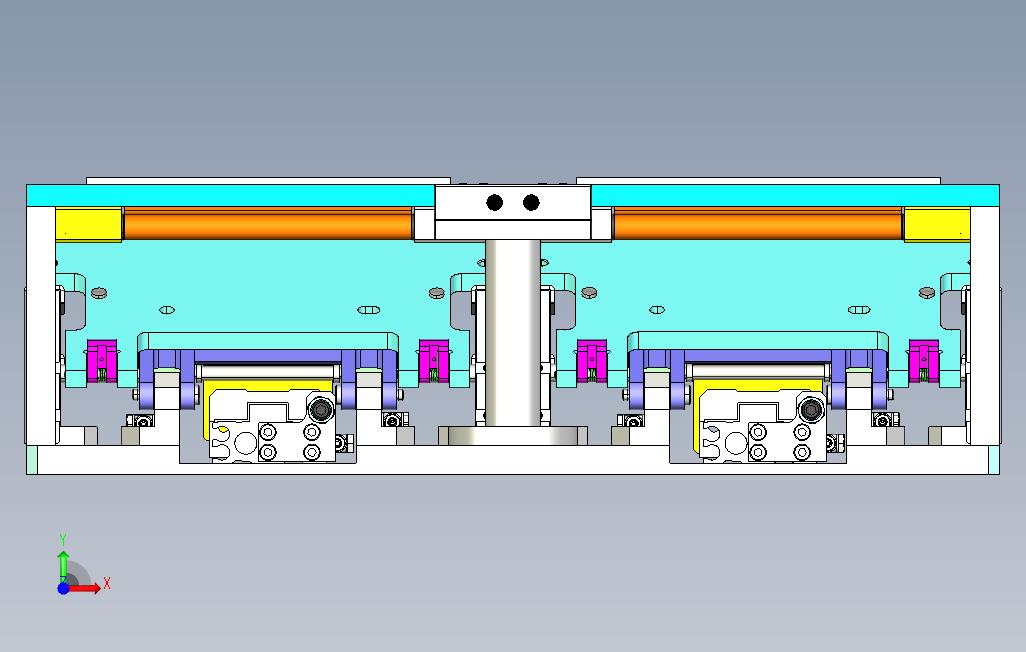 stage-gold黏合夹具(IGS) 正面视图