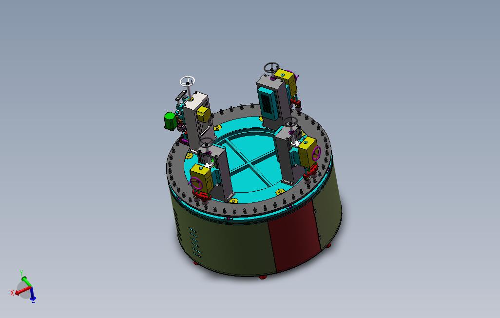 全自动瓶盖组装机3D图纸