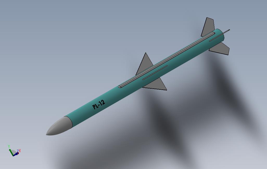 歼10J-10A战斗机简易玩具模型3D图纸x_t格式