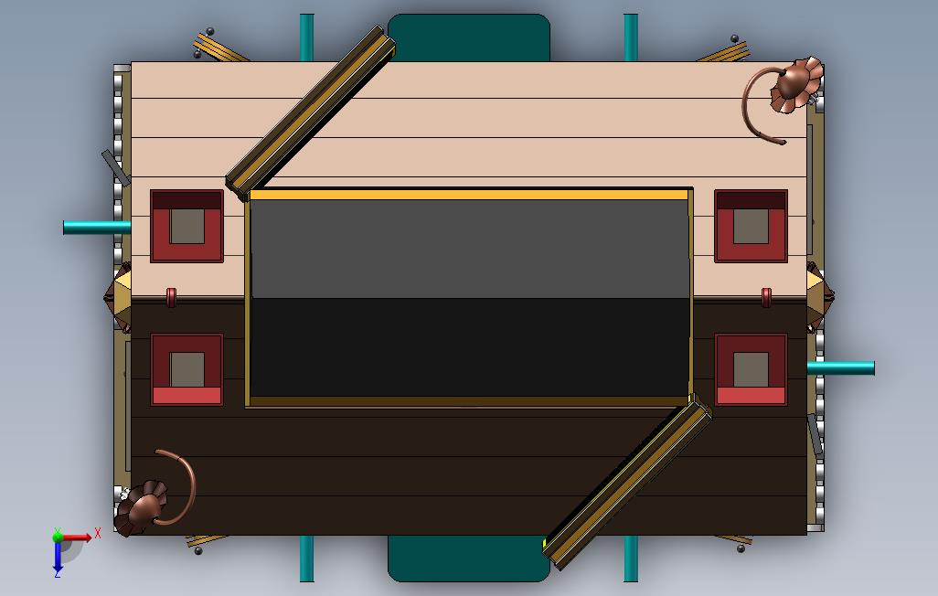 鸟屋 俯视图