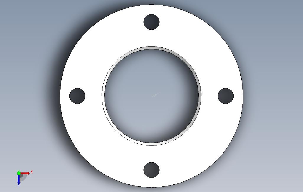 钢制焊接法兰PN6_SOLIDWORKS 2016_模型图纸下载 – 懒石网