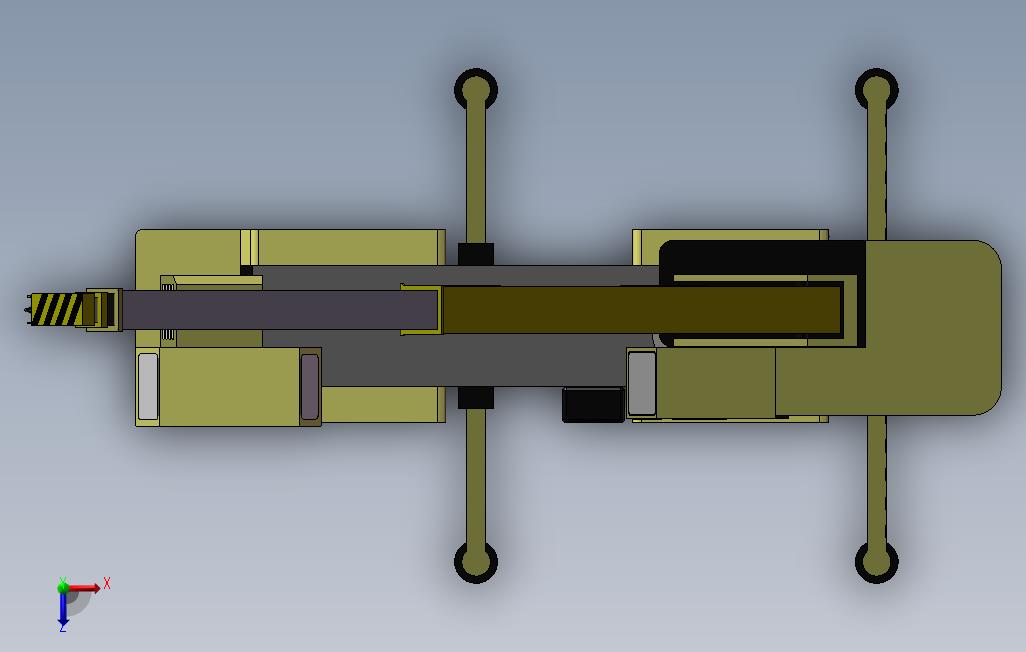 50T汽车吊3D模型(SolidWorks设计 俯视图